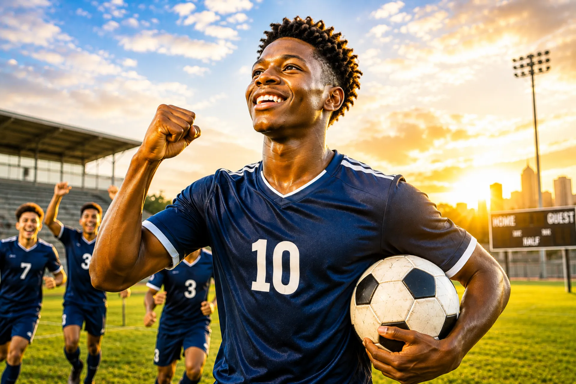 Young athlete gaining confidence through sport, training, perseverance, and personal achievement.